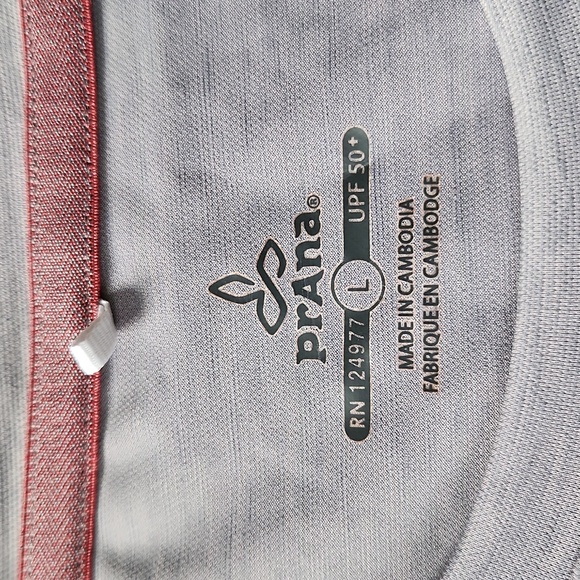 PrAna Long Sleeved Sun shirt size Large - Picture 5 of 5